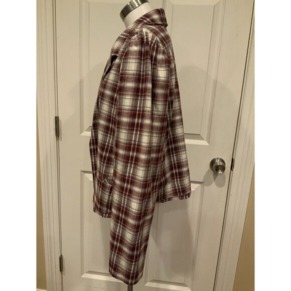 We The Free Red, White & Gray Plaid Alessandra Blazer W/ Notch Collar, Size XL - Picture 5 of 9